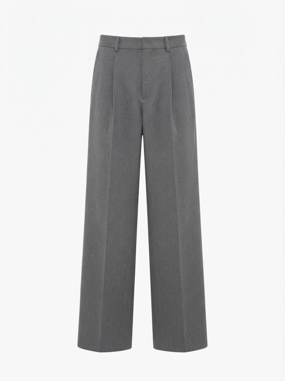 Uniqlo Wide-Leg Dress Pants in Gray